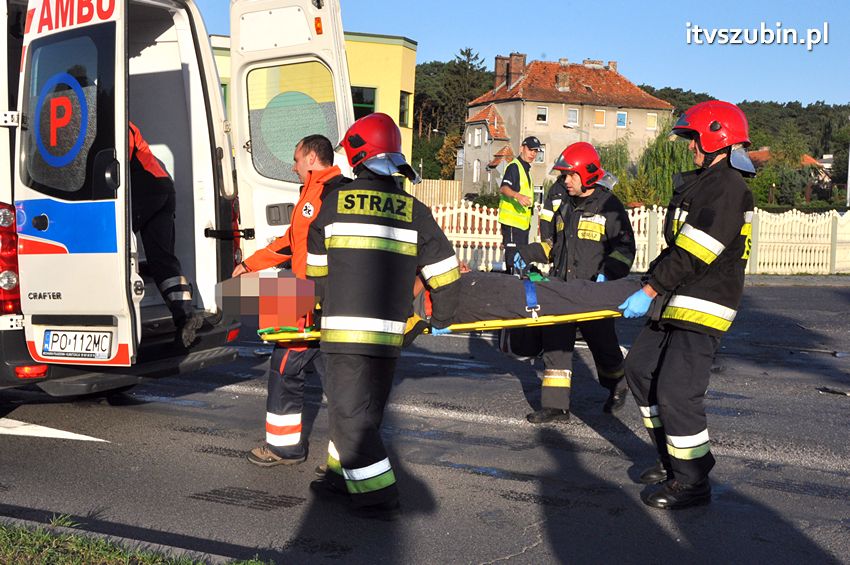 Poranna kolizja w Szubinie