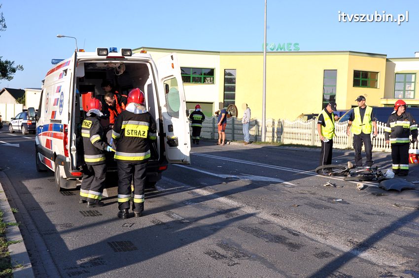 Poranna kolizja w Szubinie