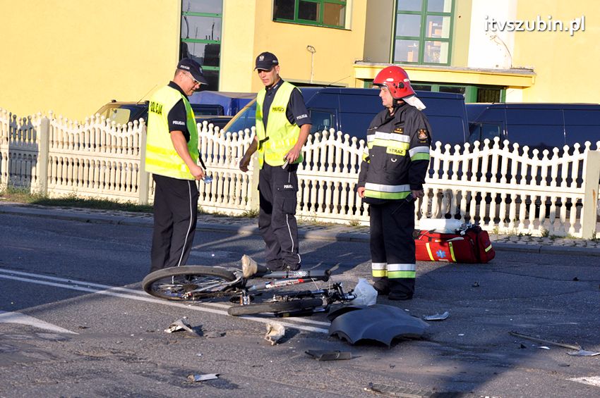 Poranna kolizja w Szubinie