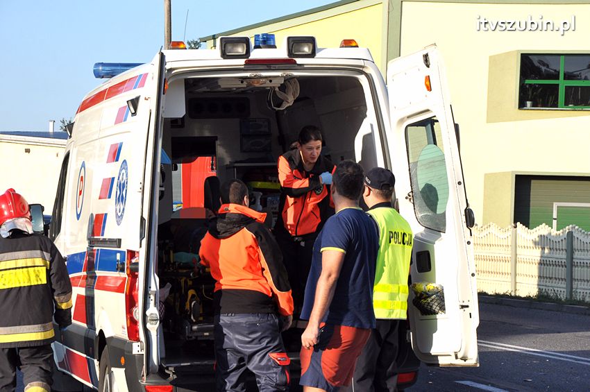 Poranna kolizja w Szubinie