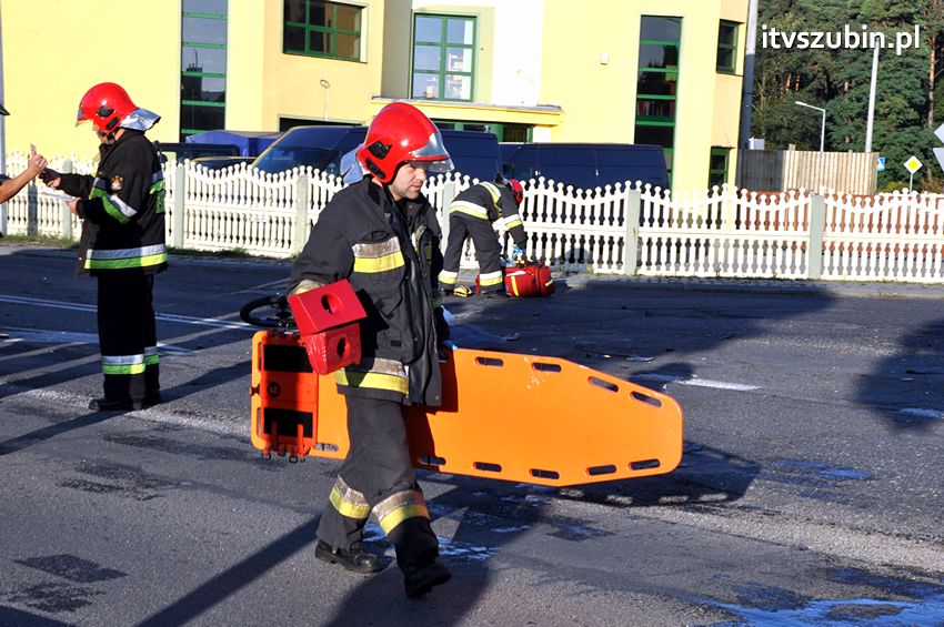 Poranna kolizja w Szubinie