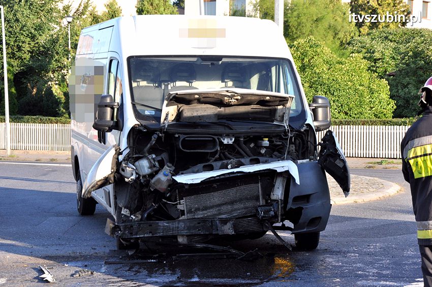 Poranna kolizja w Szubinie