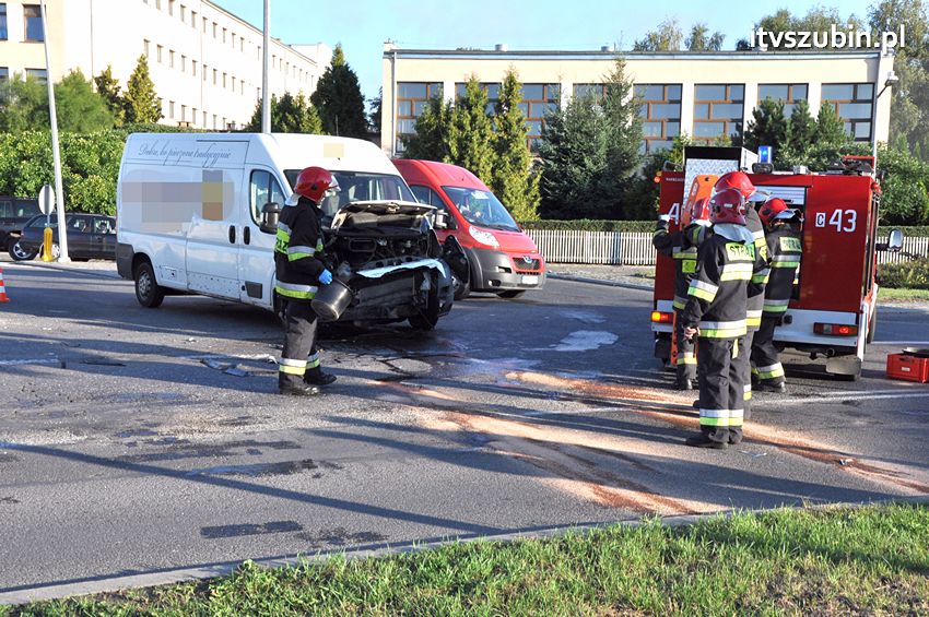 Poranna kolizja w Szubinie