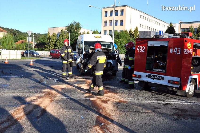 Poranna kolizja w Szubinie