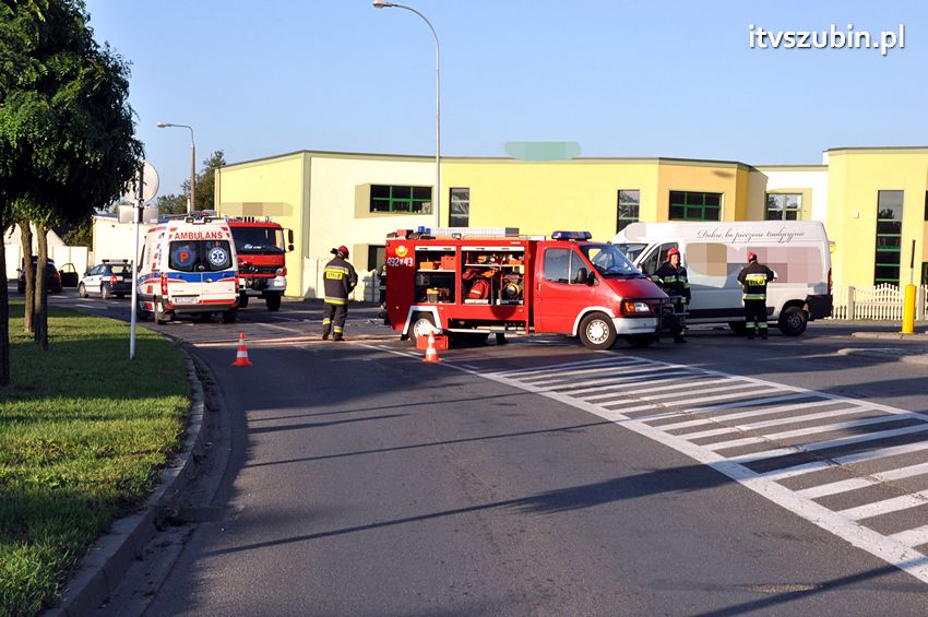 Poranna kolizja w Szubinie