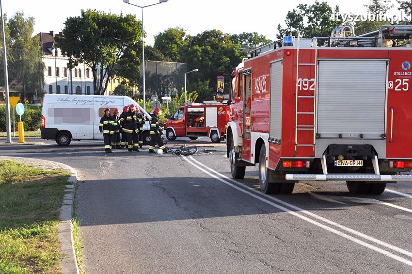 Poranna kolizja w Szubinie