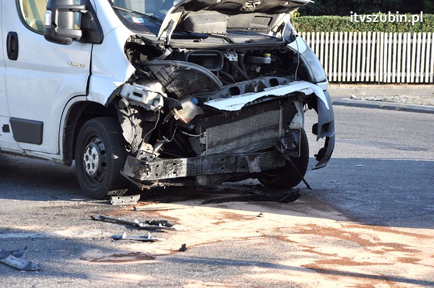 Poranna kolizja w Szubinie