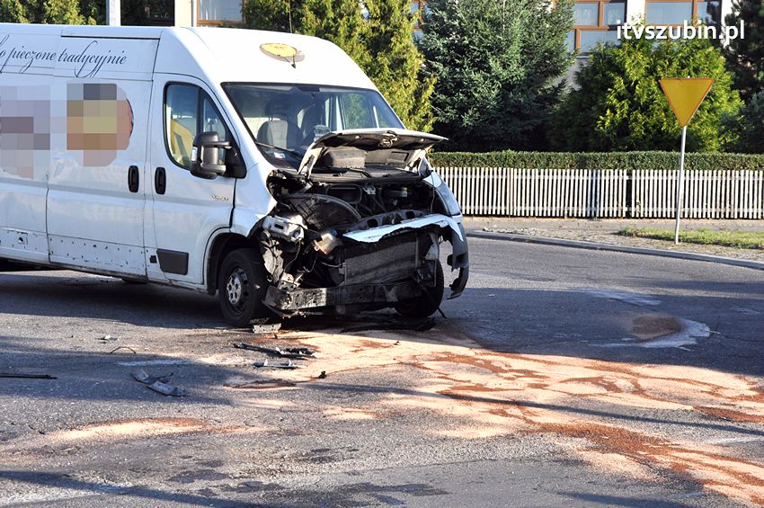 Poranna kolizja w Szubinie