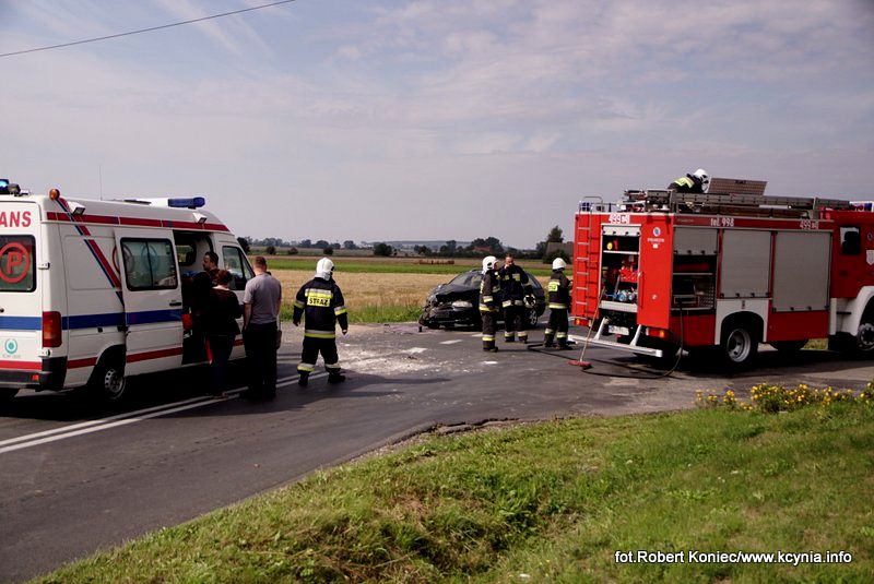 Dwa zdarzenia drogowe w przeciągu pół godziny