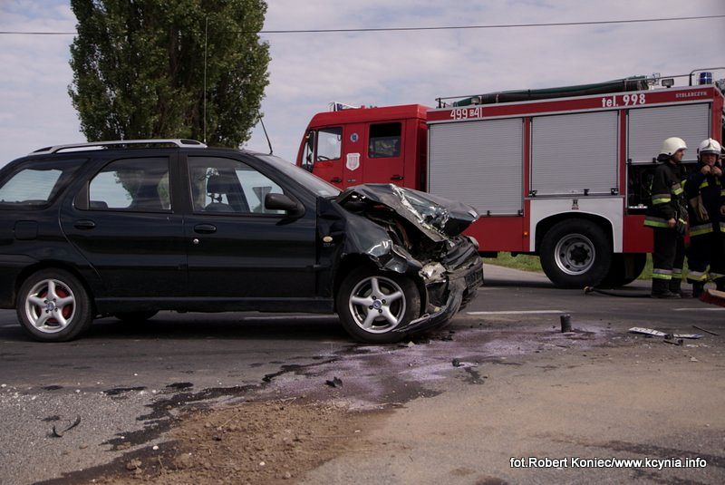 Dwa zdarzenia drogowe w przeciągu pół godziny