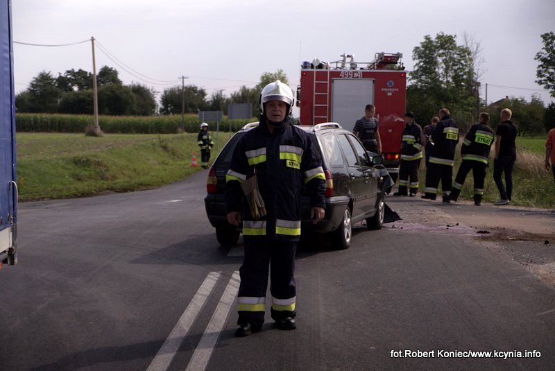 Dwa zdarzenia drogowe w przeciągu pół godziny