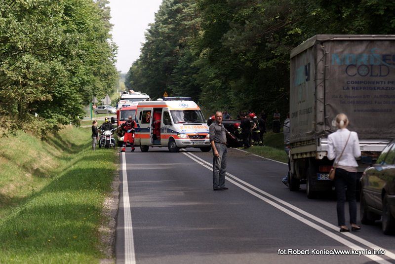 Dwa zdarzenia drogowe w przeciągu pół godziny