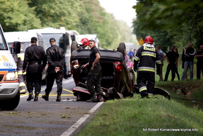Dwa zdarzenia drogowe w przeciągu pół godziny