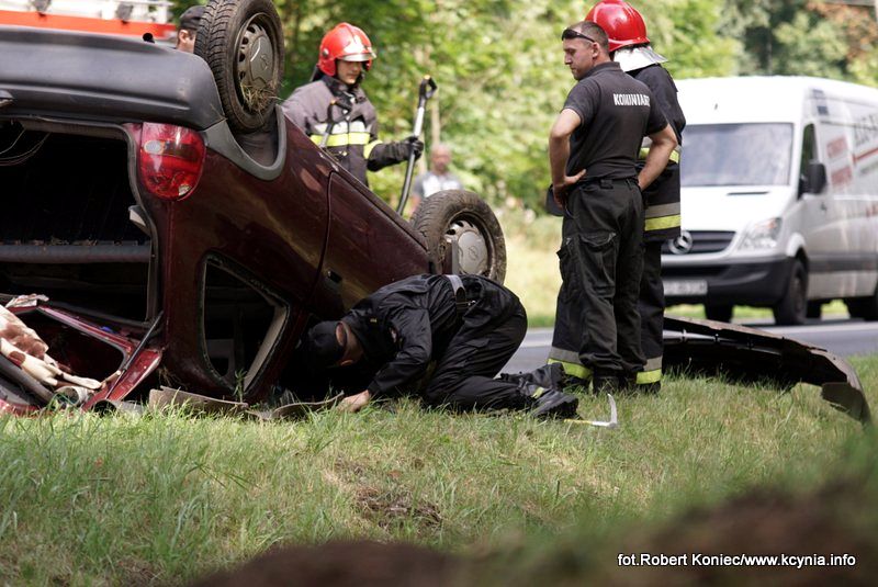 Dwa zdarzenia drogowe w przeciągu pół godziny