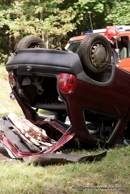 Dwa zdarzenia drogowe w przeciągu pół godziny