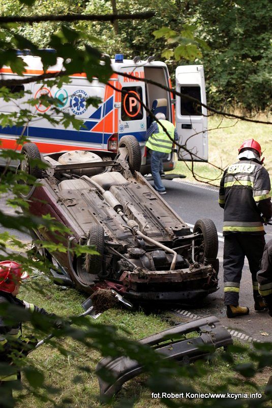 Dwa zdarzenia drogowe w przeciągu pół godziny