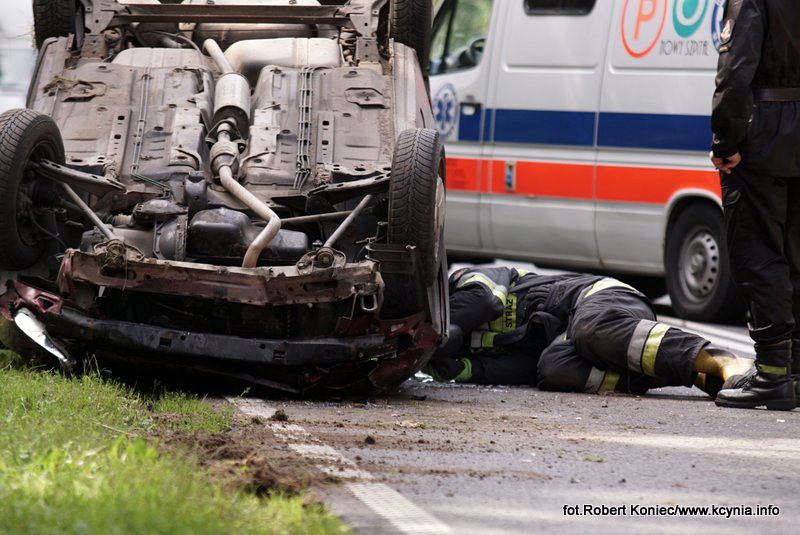 Dwa zdarzenia drogowe w przeciągu pół godziny