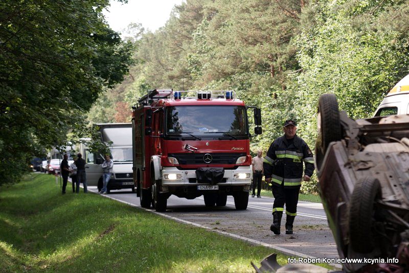 Dwa zdarzenia drogowe w przeciągu pół godziny