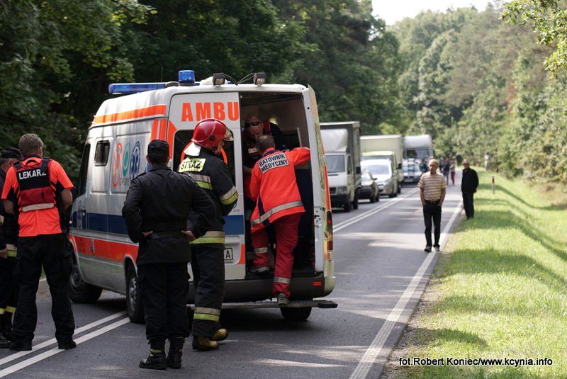 Dwa zdarzenia drogowe w przeciągu pół godziny