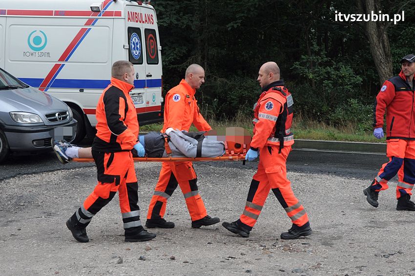 Dachowanie za dachowaniem w gminie Szubin