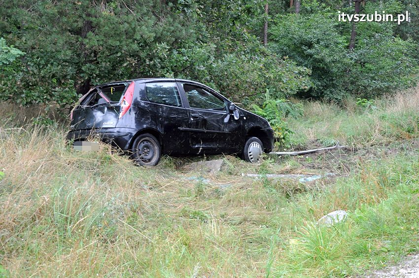 Dachowanie za dachowaniem w gminie Szubin