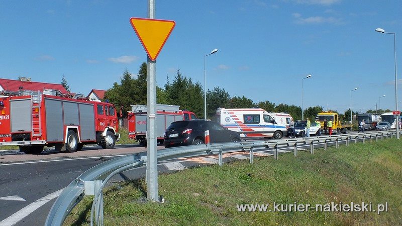 Wypadek na obwodnicy Nakła nad Notecią