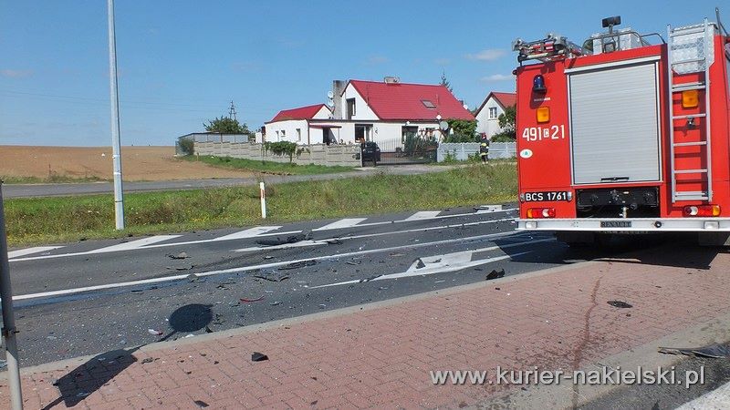 Wypadek na obwodnicy Nakła nad Notecią