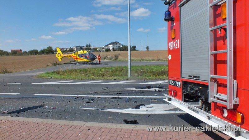 Wypadek na obwodnicy Nakła nad Notecią