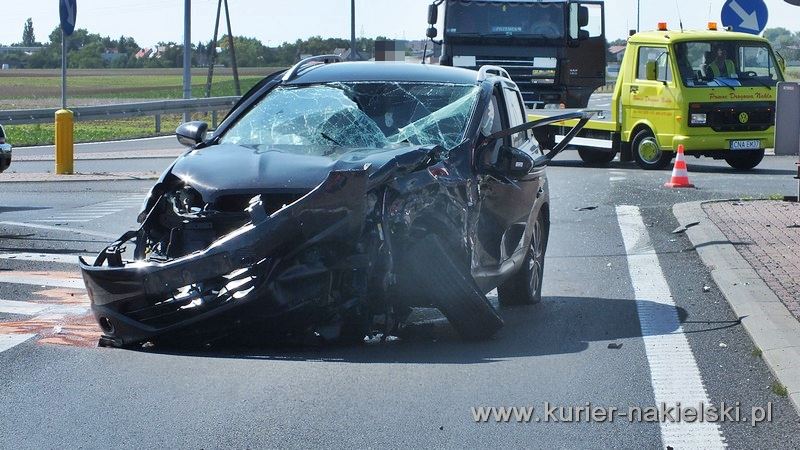 Wypadek na obwodnicy Nakła nad Notecią
