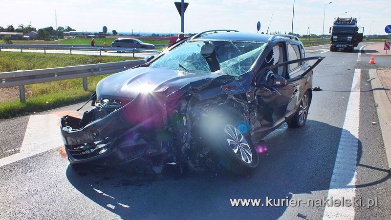 Wypadek na obwodnicy Nakła nad Notecią