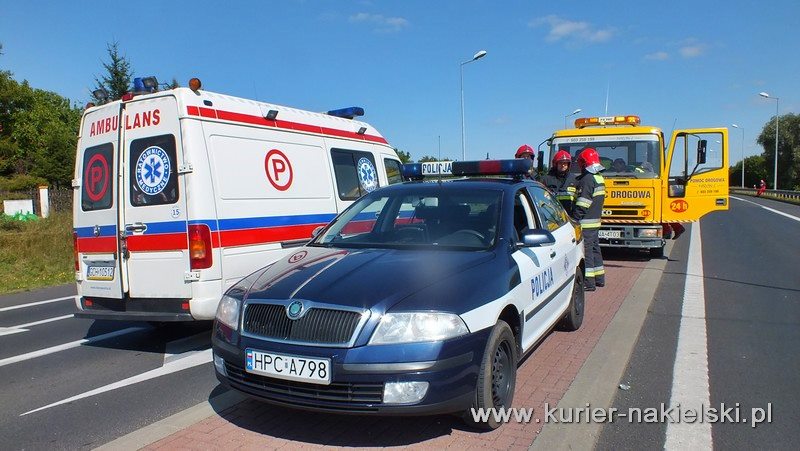 Wypadek na obwodnicy Nakła nad Notecią