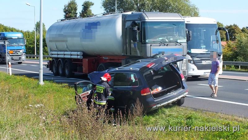 Wypadek na obwodnicy Nakła nad Notecią