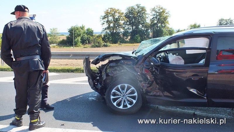 Wypadek na obwodnicy Nakła nad Notecią