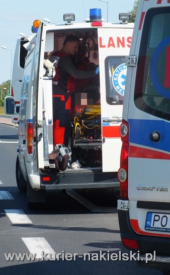 Wypadek na obwodnicy Nakła nad Notecią