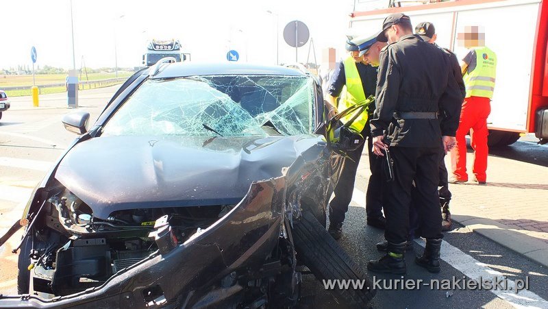 Wypadek na obwodnicy Nakła nad Notecią