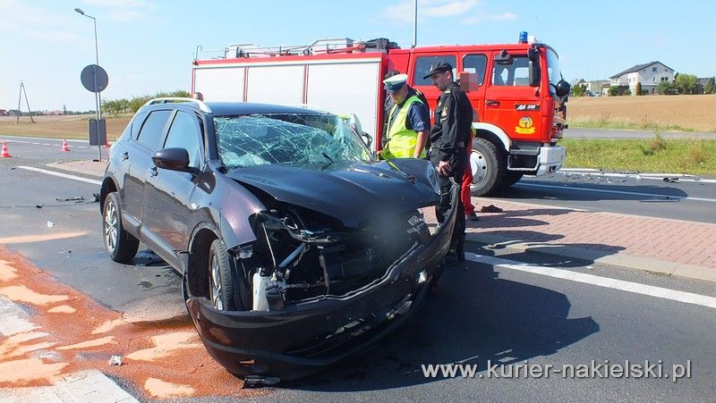 Wypadek na obwodnicy Nakła nad Notecią