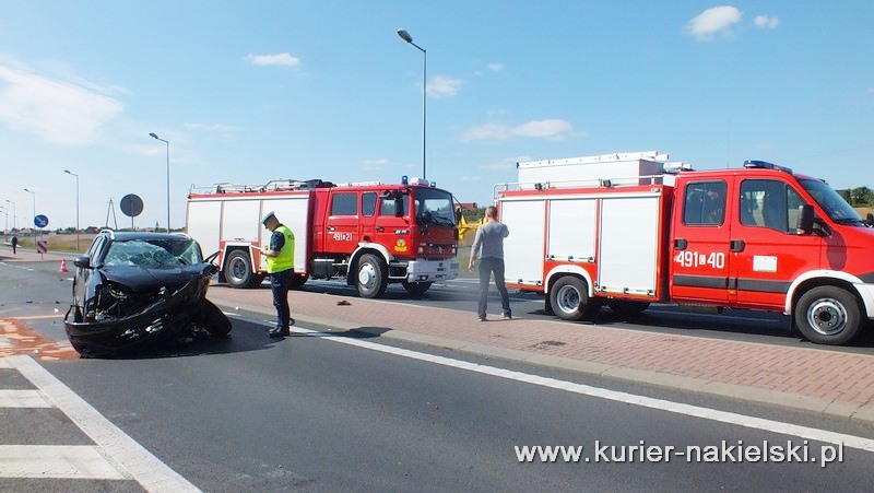 Wypadek na obwodnicy Nakła nad Notecią