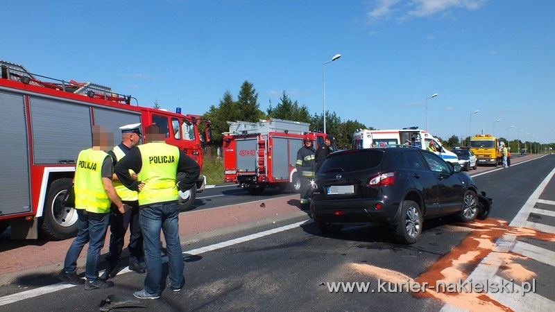 Wypadek na obwodnicy Nakła nad Notecią