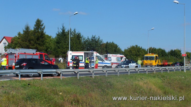 Wypadek na obwodnicy Nakła nad Notecią