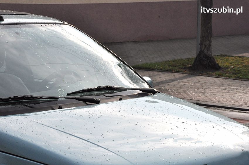 Potrącenie pieszego na pasach przy Urzędzie Miejskim w Szubinie