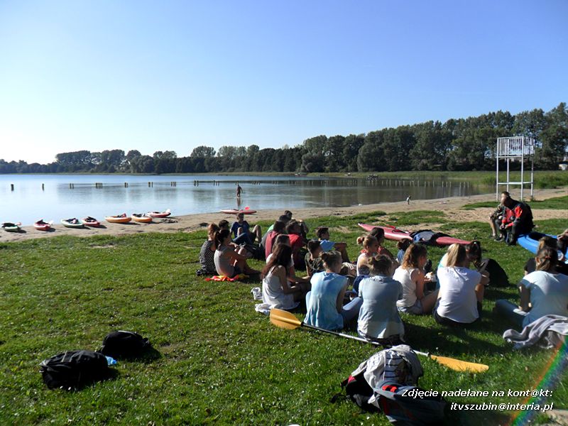 Szkolenie kajakowe w Wąsosza dla pierwszaków
