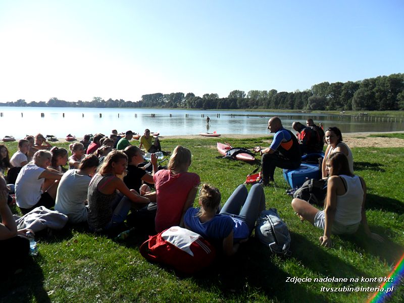 Szkolenie kajakowe w Wąsosza dla pierwszaków