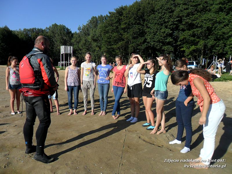 Szkolenie kajakowe w Wąsosza dla pierwszaków