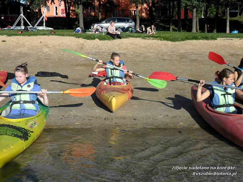 Szkolenie kajakowe w Wąsosza dla pierwszaków
