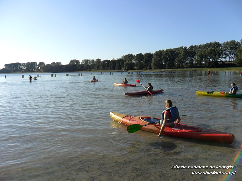 Szkolenie kajakowe w Wąsosza dla pierwszaków