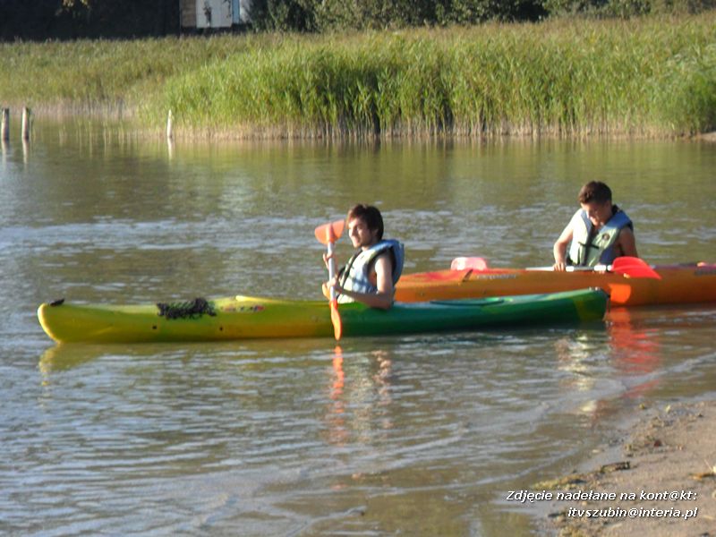 Szkolenie kajakowe w Wąsosza dla pierwszaków