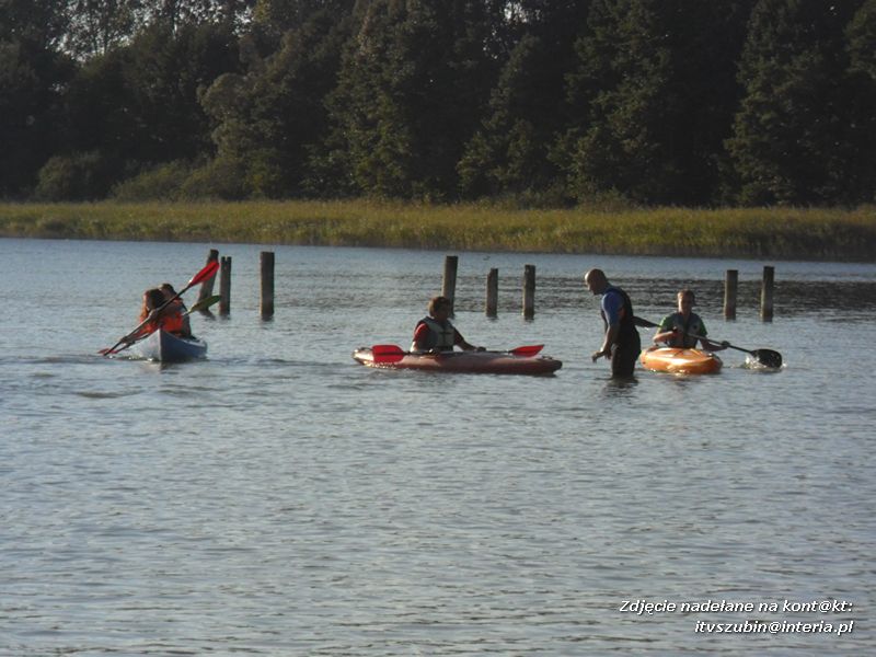 Szkolenie kajakowe w Wąsosza dla pierwszaków