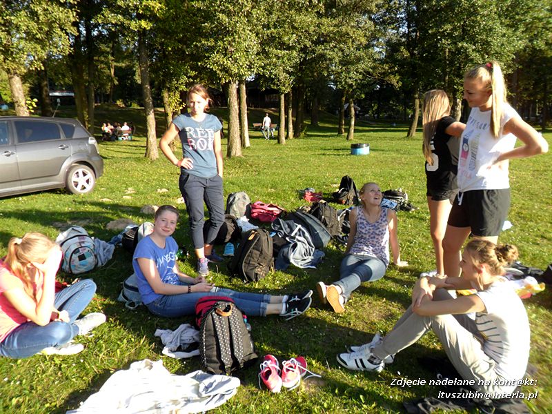 Szkolenie kajakowe w Wąsosza dla pierwszaków