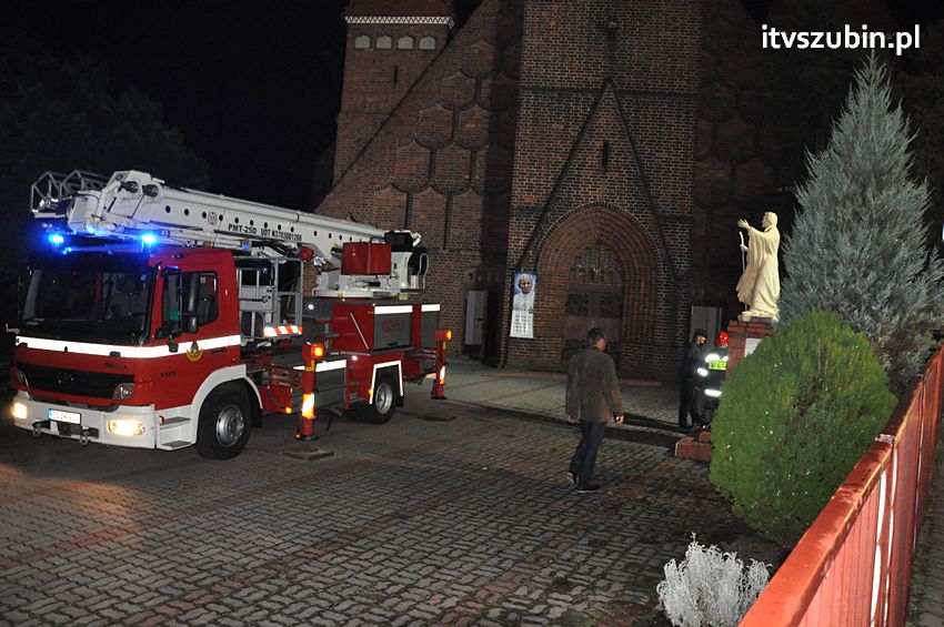 Pożar w kościele św. Andrzeja Boboli w Szubinie