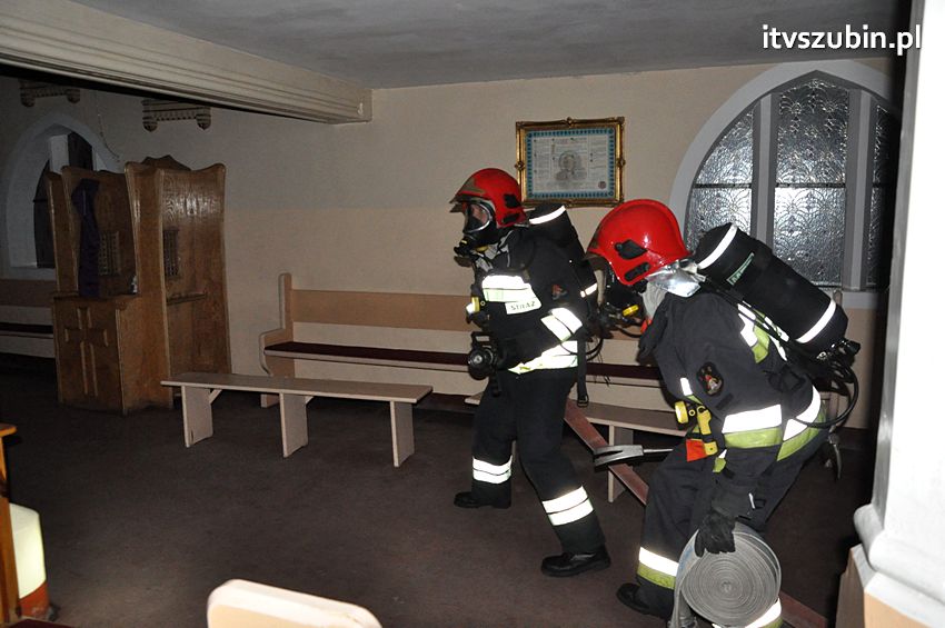 Pożar w kościele św. Andrzeja Boboli w Szubinie